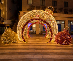 rental evento Natale Lugano - Sfera