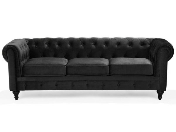 Chesterfield Velvet nero - Image 3